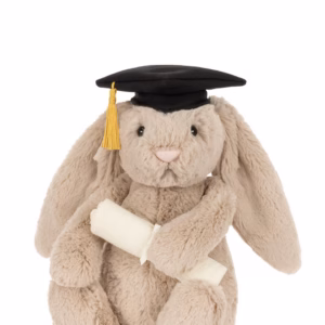 Jellycat Bashful Bunny Im Graduation Outfit