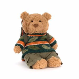 Jellycat Batholomew Bear im Wander Outfit