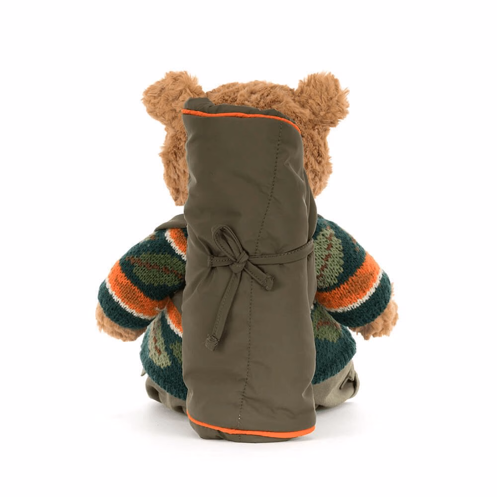 Jellycat Batholomew Bear im Wander Outfit – Bild 4